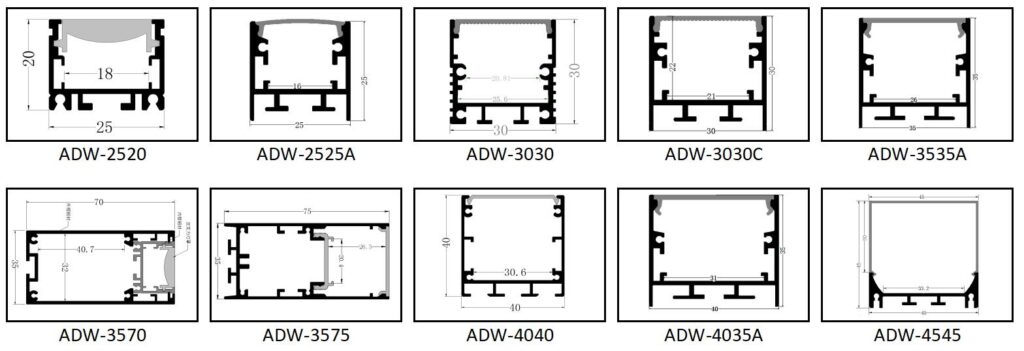 LED Aluminum Profile - LED Lights Manufacturer in China