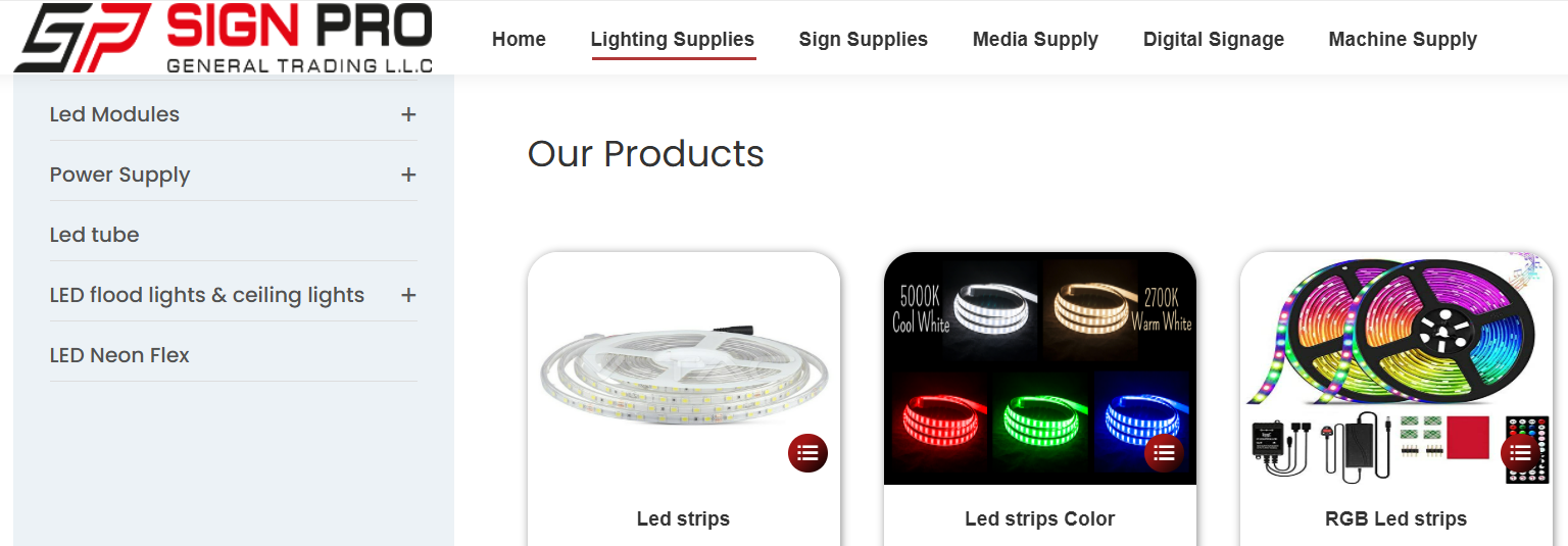 Trade Pro Led Top 20 LED Strip Suppliers in the UAE for Architects, Contractors, and ...