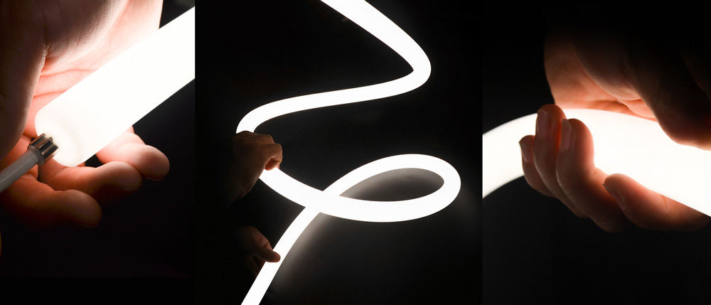 360° Lighting Silicone LED Neon Flex with Full Round Glow and High Flexibility