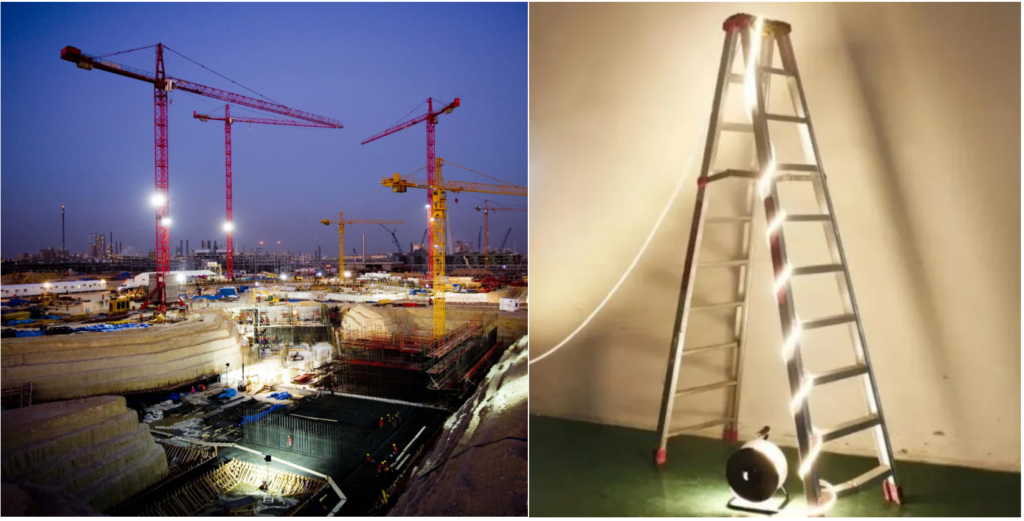 High Voltage LED Strip vs Flood Lights for Construction Sites