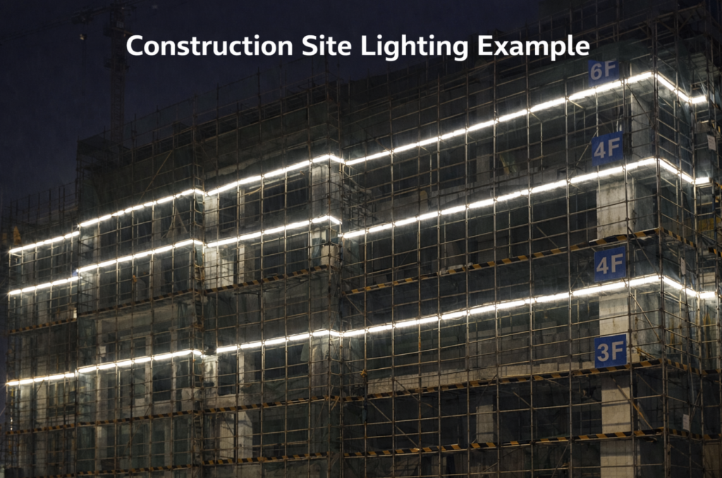 How to Install High Voltage LED Strip Lights on Construction Sites (110V/220V Guide)