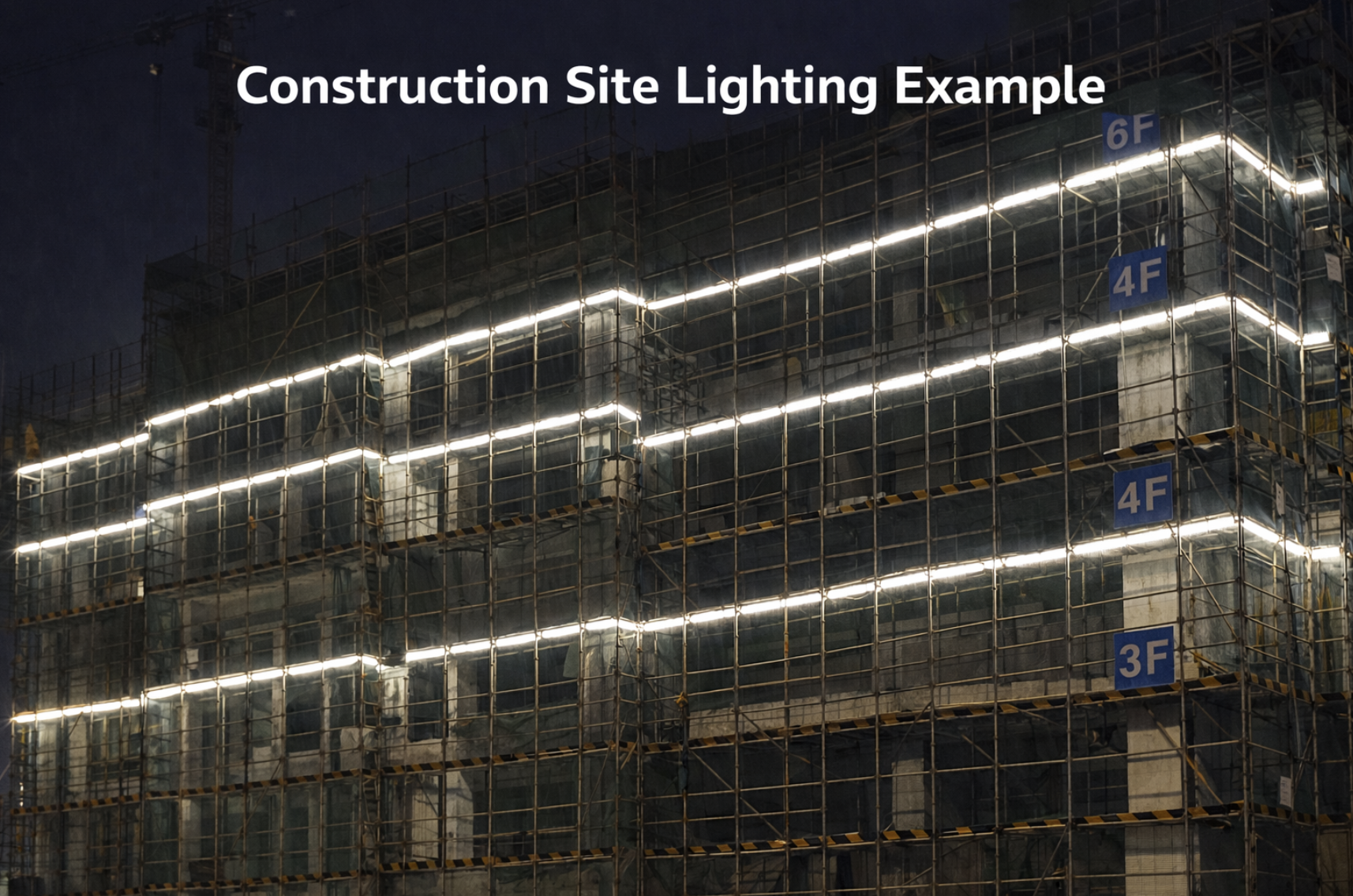 How to Install High Voltage LED Strip Lights on Construction Sites (110V/220V Guide)