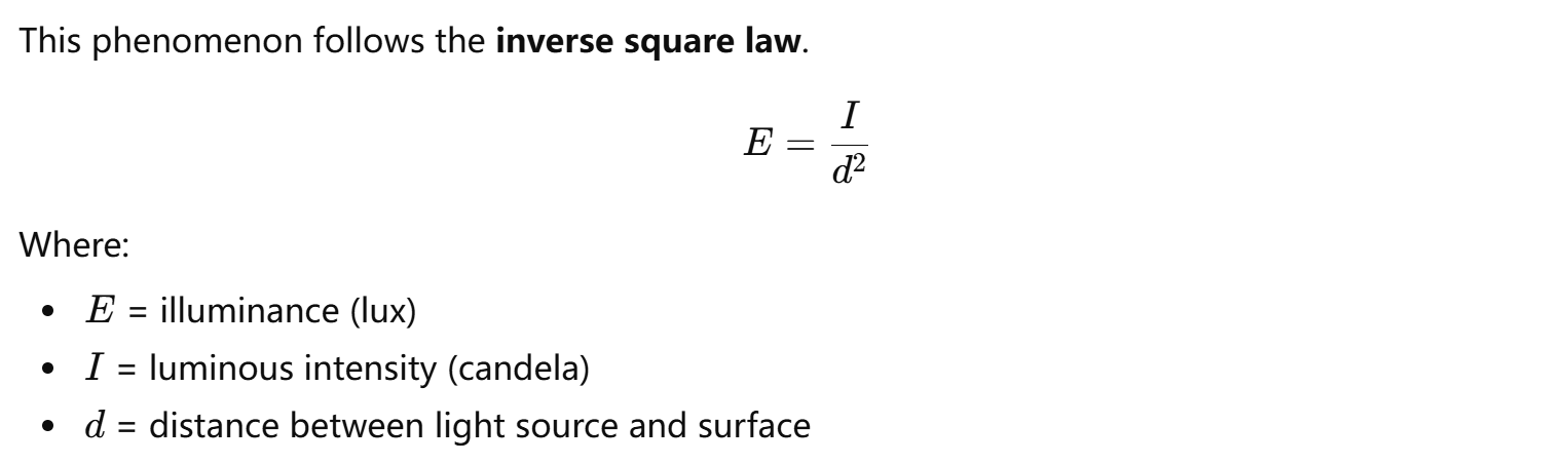 Light Intensity Distance Practical How to Calculate Lighting Coverage for Construction Sites (Lux ...
