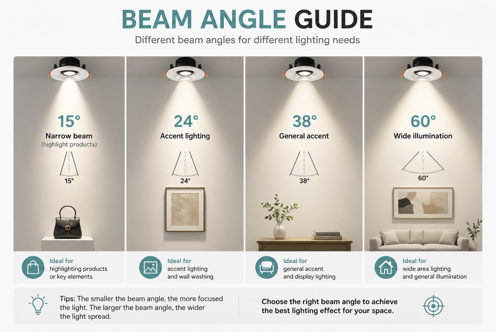 Beam angle Guide