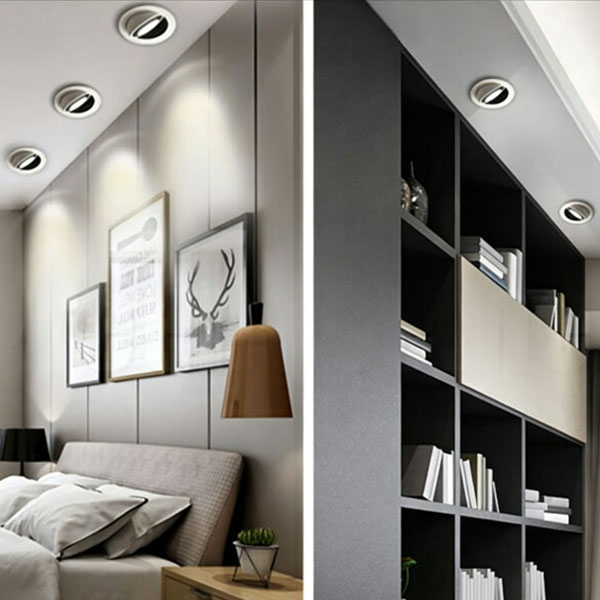 Gimbal Downlight used in hotel lighting